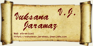 Vuksana Jaramaz vizit kartica
